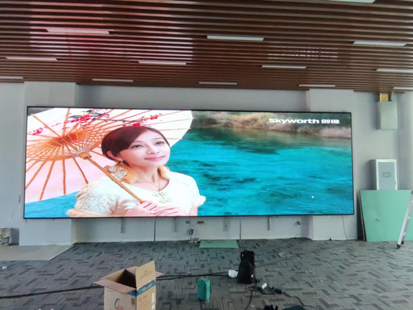 山西P1.53led小间距屏安装案例